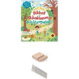 Dikkat ve Odaklanma Alıştırmaları -Okul Öncesi Ara Bul Kitabı- Gizli Nesneler + Tablet Standı