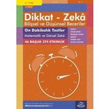 Dikkat Zeka - Bilişsel ve Düşünsel Beceriler 8-9 Yaş On Dakikalık Testler Matematik ve Görsel Zeka 5