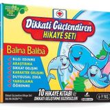 Dikkati Güçlendiren Hikaye Seti-Balina Baliba Kutulu Set- 6-9 Yaş - 10 Kitap Takım