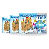 Dikkati Güçlendirme Seti Plus (3 Kitap Materyalsiz - 3 Yaş)