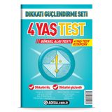 Dikkati Güçlendirme Seti Test (4 Yaş) Adeda Yayınları