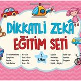 Dikkatli 3 Yaş Zeka Eğitim Seti 1. Kitap