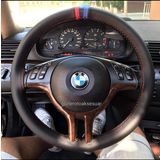 Dikmeli Deri Direksiyon Kılıf Bmw Tasarımlı Kokusuz M Logolu