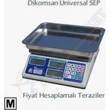 Dikomsan Universal Sep Hesaplamalı Bakanlık Onaylı Elektronik Terazi