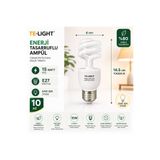 Dila’s home 10 Adet | 15 Watt | Tasarruflu Ampül | Sarı Işık | E27 Duy'lu