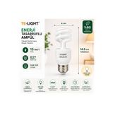 Dila’s home 15 Watt | Tasarruflu Ampül | Sarı Işık | E27 Duy'lu
