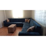 Dila's Home Sedir L Köşe Takımı - Alaçatı Lacivert