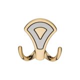 Dilay Askı, Metal Vestiyer Askısı, 40 Gr, Dolap ve Duvar Askılığı, Altin Matkrom (Vidalı)