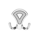 Dilay Askı, Metal Vestiyer Askısı, 40 Gr, Dolap ve Duvar Askılığı, Krom Matkrom (Vidalı)