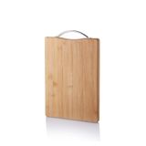DİLAY HOME Metal Tutacaklı Lüx Bambu Kesme Tahtası 30 Cm X20 Cmx1.8 Cm