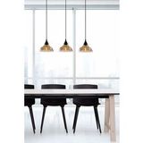 Dilberay Lüks Modern Sıralı Füme Yemek Masası Üstü -Salon 3 lü Avize