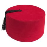 Dilek Kostüm Osmanlı Fesi - 52 cm - Bordo