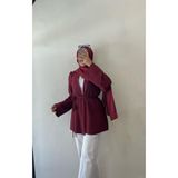 DİLEKBUTİK Bordo yazlik kimono