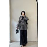 DİLEKBUTİK Desenli tül yazlık kimono