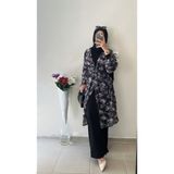 DİLEKBUTİK Nakış detaylı şifon yazlık kimono