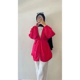 DİLEKBUTİK yazlık pembe kuşaklı kimono