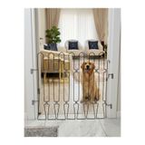 DİLETTO AYARLANABİLİR AÇILIR KAPANIR KAPI ÖNÜ KÖPEK BARİYERİ KÖPEK GÜVENLİK ÇİTİ 90 CM