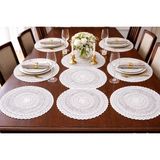Dilex Masa Örtüsü Runner Supla Set Amerikan Servis - 15 x 137 cm - Beyaz