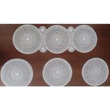 Dilex Masa Örtüsü Runner Supla Set Amerikan Servis - 15 x 137 cm - Gri