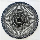 Dilex Masa Örtüsü Supla Set Amerikan Servis - 37 x 37 cm - Siyah