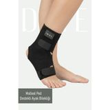 DILIFE Ayak Bilekliği Malleol Ped Destekli Ayak Bilek Ağrılarına Yardımcı Sağ&Sol Uyumlu Ortopedik