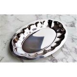 Dilimli Kayık Oval Servis Sunum Salata Izgara Barbekü Çerez Tabağı - 31 cm
