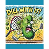 DILL WITH IT! Pickleball Notebook for Players with a Sense of Humor: Funny Pickleball-Themed Composition Notebook for Adults, Teens, and Sports Fans Who Love a Good Pun