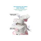 Diller 480ML Sevimli Hayvanlar Süslü Pipetli/pipetsiz El Askılı Paslanmaz Çelik Termos (Pembe Panda) - Option-1 - 0 - Siyah