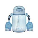 Diller Bee D64 Tritan Pipetli Su Matarası 500Ml Mavi