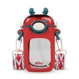 Diller Tritan Pipetli Matara 400 ml Kırmızı