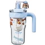 Diller Vagonlife Dıller D2533 Pipetli/pipetsiz Çift Kullanım Tritan Matara 860 ml - Mavi
