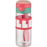 Diller Vagonlife Dıller El Tutma Askılı Pipetli Matara D2417 600ML Pembe