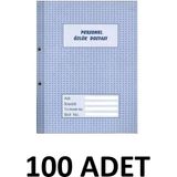 Dilman 100 Adet Personel Özlük Dosyası Telli 24X32 cm