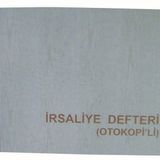 Dilman 4121 1/50 2 Nüsha İrsaliye Defteri