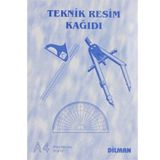 Dilman A4 Dikey 12'li Teknik Resim Kağıdı