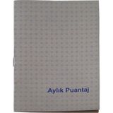 Dilman Aylık Büyük Puantaj Defteri 1 Adet