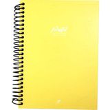 Dilman Spiralli Kareli Sert Kapak Defter 120 Yaprak 16 x 22 cm - Renkli