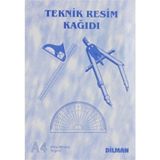 Dilman Teknik Resim Defteri A4 Dikey - Renkli