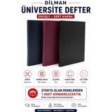 Dilman Üniversite Defteri 20X28 cm Ciltli 300 Yaprak Düz Sert Kapak 1 Adet