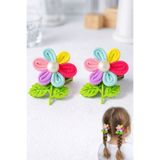 Diloshtrend Design 2'li Pens Toka / Gökkuşağı Çiçek Toka