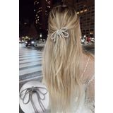 Diloshtrend Design Kadın Kristal Taşlı Fiyonk Yalı Çapkını Toka / Seyran Tokası