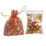 Dilşeker Lüks Hazır Keseli Paketlenmiş Düğün, Nişan Ve Kına Kuruyemiş Çerezi 100 Adet 50 gr