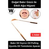 #Diltemizleyici Bakır Dil Sıyırıcı Oil Pulling Uyumlu Ağız Kokusu Giderici Plak Temizleyici Hijyenik Ergonomik Antibakte