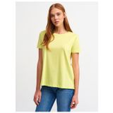 Dilvin 101A03471 Siyah Bisiklet Yaka Basic Kadın T-shirt