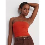 Dilvin 20659 Crop Top-K.kırmızı - 40