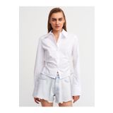 Dilvin 50148 101A50148 Pencere Detaylı Poplin Gömlek