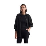Dilvin 50525 Melanjlı Oversize Gömlek-Koyu Kahve, 36, 101A50525, Koyu Kahve, Kadın