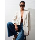 Dilvin 60798 Blazer Ceket-Beyaz - 36