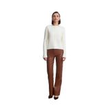 Dilvin 72237 Suni Deri Çan Paça Pantolon-, 38, 101A72237, Karamel, Kadın