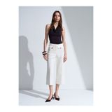 Dilvin 72711 %100 Pamuk Culotte Pantolon-Ekru
